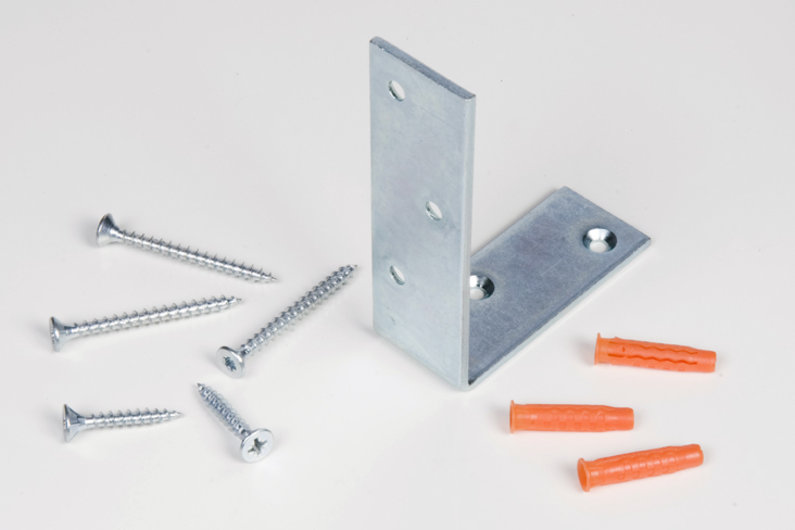 SET Balkenwinkel verzinkt, 100 / 75 x 30 x 3 mm