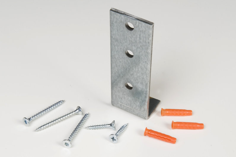 SET Balkenwinkel verzinkt, 120 / 30 x 40 x 4 mm